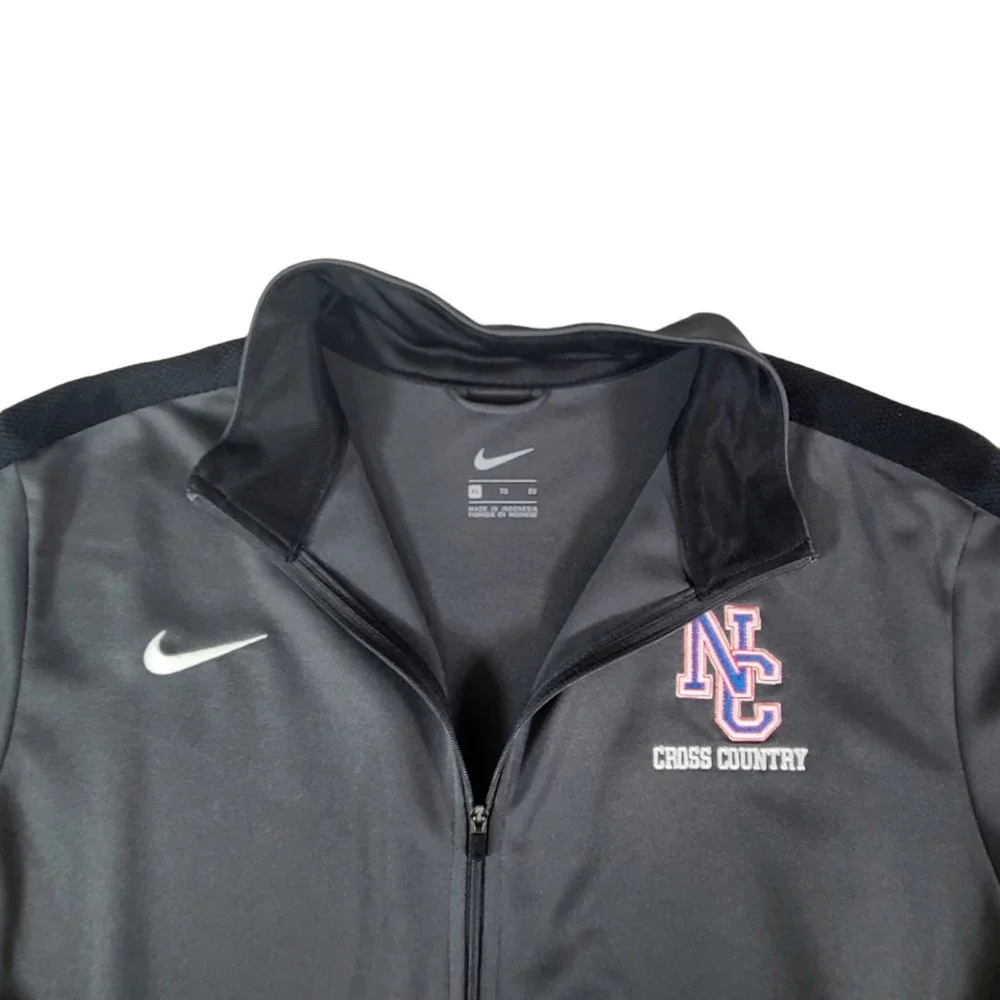 Nike Warm Up Track Jacket Youth Large Black Training Full Zip North Carolina NC - Picture 5 of 9